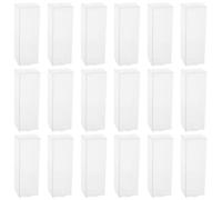 BEAMARKER 20 pz Scatole per Bomboniere In Plastica Trasparente Da 1.6x1.6x4.7 pollici Scatola Regalo Trasparente Contenitore Vuoto Impermeabile Confezione Regalo per Matrimonio Festa di Compleanno Fes