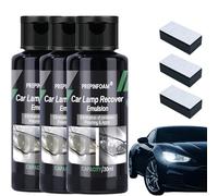 Beamrevive Car Lamp Recover Emulsion, Car Headlight Care and Refurbishment Agent, Long-Lasting Protection for Your Cars Headlights, Repair and Remove Oxide Layer (3Pcs)