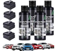 BeamRevive Car Lamp Recover Emulsion Nexa Headlight Restoration Spray, Fast Headlight Restoration Kit with Long-Lasting Protection for Car Owners & DIY Auto Care (4PCS)