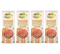 Beamy Burger e Polpette Plant-Based, Gusto Pollo, Confezione da 4, Ricco di Proteine, Senza Coloranti