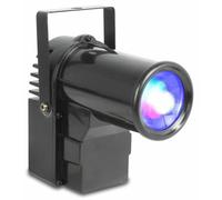 Beamz PS10W LED Pin Spot 10W RGBW DMX 4-IN-1 colori rosso verde blu e bianco
