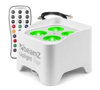 BeamZ BBP90 Uplight - Faretto LED Par 4 x 4 Watt, illuminazione palcoscenico, LED per DJ Pult, luce palcoscenico, DMX-LAN, luce per feste controllata musicalmente, attrezzatura da palcoscenico, con