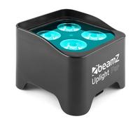 Beamz BBP90 Uplight Par 4x4W 4in1 Led RGB-UV a batteria e comando IR e DMX