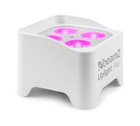 BeamZ BBP90 Uplight - Faretto LED Par 4 x 4 Watt, illuminazione palcoscenico, LED per DJ Pult, luce palcoscenico, DMX-LAN, luce per feste controllata musicalmente, attrezzatura da palcoscenico, con