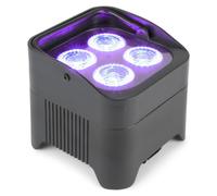 Beamz BBP94 Uplight Par 4x10W a batteria e ricevitore DMX wireless integrato