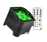 Beamz BBP94W Uplight Par 4x12W a batteria e ricevitore DMX wireless integrato