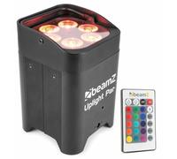 BBP96 Uplight PAR 6x12W LED 6in1 RGBAW-UV 72W Batteria 12,6V/10,4Ah nero