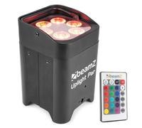 BBP96 Uplight PAR 6x12W LED 6in1 RGBAW-UV 72W Batteria 12,6V/10,4Ah nero
