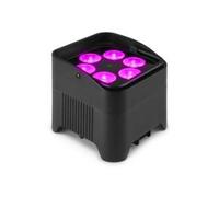 Beamz BBP96S Uplight Par Led WDMX IRC 6Led x12w RGBAW-UV batteria e wireless DMX