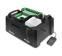 beamz BLAZE3500 Macchina per nebbia verticale 3500 W con 48 LED RGBA da 4 W, nebulizzatore multiposizione, serbatoio illuminato a LED da 3500 ml, DMX, modalità autonoma, telecomando cablato e wireless
