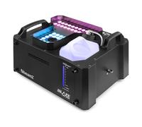 beamz BLAZE3500 Macchina per nebbia verticale 3500 W con 48 LED RGBA da 4 W, nebulizzatore multiposizione, serbatoio illuminato a LED da 3500 ml, DMX, modalità autonoma, telecomando cablato e wireless