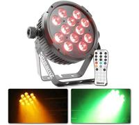 Beamz BT310 LED FLAT PAR 12X6W 4-1 RGBA DMX IRC CON TELECOMANDO