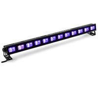 Beamz BUV183 - LED UV Bar, Luce UV 12 x 3W, Plug & Play, Consumo Energia 35W, Trasportabile, Utilizzo Multiuso