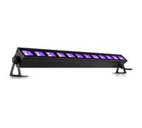Beamz BUV183 - LED UV Bar, Luce UV 12 x 3W, Plug & Play, Consumo Energia 35W, Trasportabile, Utilizzo Multiuso