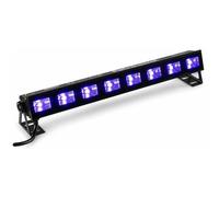Beamz BUVW83 LED BAR - 8x 3W UV/WW 2in1, 30 Watt, UV e WW utilizzabili separatamente, Riflettori Parabolici, Plug & Play, Tecnologia LED a Risparmio Energetico, Funzionamento Silenzioso
