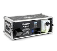 Beamz F1600 Faze Machine in Flightcase - Macchina del Fumo, 1600W, 350 m³ di Fumo al Minuto, Programmi Automatici, DMX, Master/Slave, Uscita e Potenza Aria Regolabile secondo Necessitá.