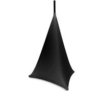 BEAMZ LSS07B cover in lycra nera elasticizzata nascondi supporto diffusori NUOVA