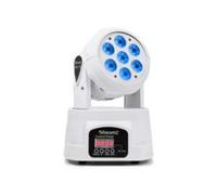 MHL-75 Proiettore A Testa Mobile 7X10W 12 Canali DMX RGBW Bianco