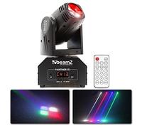 Beamz Panther 15 Led Beam Moving Head IRC Testa mobile Spot 10W, 4/13 canali DMX