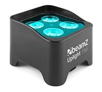Beamz BBP90 Uplight Par 4x4W 4in1 Led RGB-UV a batteria e comando IR e DMX