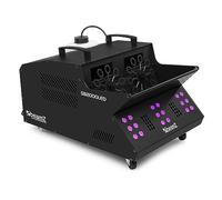 beamz SB2000LED RGB Smoke Bubble Machine - Macchina per nebbia a bolle da 2000 W con telecomando wireless, controllo DMX e luci LED colorate per feste, DJ, eventi ed effetti teatrali
