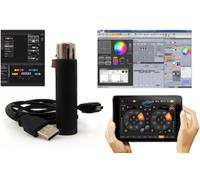BeamZ SUSHI-Z1 Interfaccia DMX con software - Driver di illuminazione professionale DMX-USB, 128 canali, ideale per controllare i tuoi spettacoli di luce DMX da un computer o tablet.