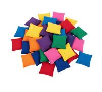 Bean Bag Set Square Colorful 20 Pieces 1.97x2.17 Inch Mini