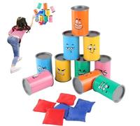 Bean Bag Toss - ABS Cloth 10,2 x 7 cm | Toss Throwing Game Interactive Sandbag Play Set | Fun Skill Practice Party Activity Toy For Family Camping Garden Yard Beach Home Backyard and Outdoor Events