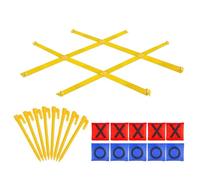 Bean Bag Toss, Bean Bag Game, Nylon Material Lightweight Easy Setup Portable Compact Strong Fabric Sturdy Build, Kids Toss Play for Indoor Activity Outdoor Fun, 1.5x47.24Inches, Yellow