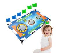 Bean Bag Toss, Cornhole Game Set, Outdoor Toss Activity, Indoor Throwing Toy for Fun Camping Family Games in Backyard Beach Party Group Play Enjoyment Anywhere, 3,15 x 3,15 pollici