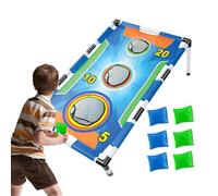 Bean Bag Toss Game, Cornhole Outdoor Set, 38,19 x 22,44 x 12,2 pollici Easy Storage Design, Interactive Tossing Game for Backyard Picnic, Beach Camping, Indoor, Outdoor Fun
