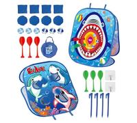 Bean Bag Toss Game for Kids, Interactive Outdoor Target Game Set, Portable Activity Toy with Sandbags Darts Stick Balls for Birthday Picnic Camping Beach School Carnival Fun Use