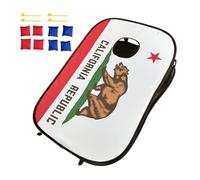 Bean Bag Toss Game Toy - Gioco di lancio prescolare, giocattolo per bambini all'aperto | Carnival Toss Game, Corn Hole Games con 8 sacchetti per fagioli, giocattoli portatili al di fuori delle