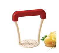 Bean Masher Kitchen Tool - Potato Smasher, Non Stick Grip Crusher, Heavy Duty Dishwasher Safe Vegetable Avocado Cooking Baking Utensil with 5.12 Inch Handle and Ergonomic Anti Slip Design