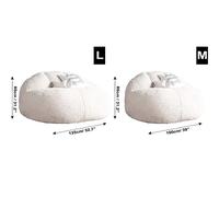 BeanBag Divani Rivestimento Sedie Senza Riempimento Panno Lettino Sedile Poltrona Sacco Pouf Soffio Divano Tatami Salotto(120X80CM)