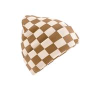 Beanie A Righe Checkerboard Beechfield Cappello Da Sci A Doppio Strato