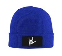 Beanie Berretto Uomo ASL I Love You Sign Language Beanies Hat Leggero Berrettos Invernale Classico Berretto in Maglia per Arrampicata Inverno Ciclismo