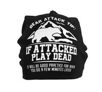 Beanie Berretto Uomo Bear Attack Tip Funny Caldo Cappellos Elastico Berretto in Maglia Moderno Watch Hat Cappellos per Adulto Moto Inverno