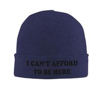 Beanie Berretto Uomo I Can't Afford To Be Here Cuffed Berrettos Invernale Unisex Watch Hat Cappellos Moderno Caldo Cappellos per Adulto Sci Arrampicata