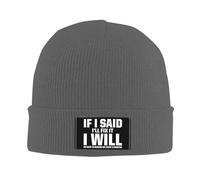 Beanie Berretto Uomo If I Said I'll Fix It I Will There Is No Need Caldo Cappellos Unisex Berrettos Invernale Morbido Cappello Beanies per Adulti Ciclismo Arrampicata