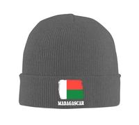 Beanie Cappelli Madagascar Flag Antivento Cappello Lavorato Comodo Cappellini Skull per Uomo All'Aperto Adulto