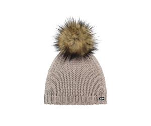 BEANIE FOLINA LUX POMPON DONNA EISBAR Beige
