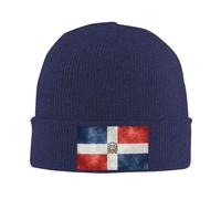 Beanie Hat Flag of The Dominican Republic Traspirante Cappello Invernale Antivento Berretto per Snowboard Uomini Corsa