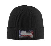 Beanie Hat Rqwaaed American Flag Dirt Track Racing Berretto in Maglia Morbida Moda Cappello A Cuffia per Ciclismo Sci Uomini