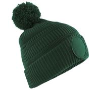 Beanie In Pile Con Toppa Per Fan Beechfield In Poliestere Riciclato Con Pompon