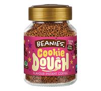 Beanies - Granuli liofilizzati aromatizzati al caffè istantaneo, facili e veloci da preparare, senza noci, gusto premium, ricchi di sapore, ipocalorici, senza zucchero (50 g, pasta per biscotti)