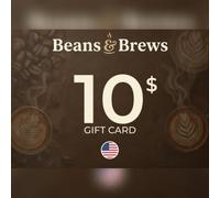 Beans & Brews Gift Card 10 USD Key - United States