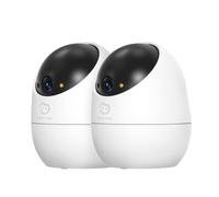 Beans View 2K (3MP) Telecamera di Sicurezza per Interni, 2 Pezzi, Visione Nottur