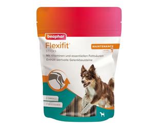 BEAPHAR - Bastoncini Flexifit per cani - Supporta la mobilità articolare e la vitalità - Con conchiglia verde, vitamina C, glucosamina e omega 3-175 g