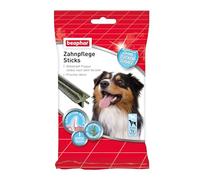 beaphar - Bastoncini per la Cura Dentale per Cani a Partire da 10 kg - Combatte la placca Anche Dopo Il consumo - con alghe Marine Naturali - Senza zuccheri aggiunti - Apiro Fresco - 7 Bastoncini